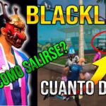 blacklist como saber si estoy