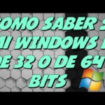 como saber si 32 o 64