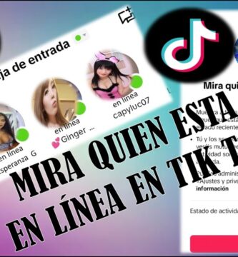 como saber si alguien está en línea en tiktok