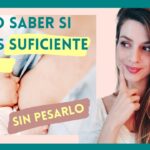 como saber si bebe come suficiente