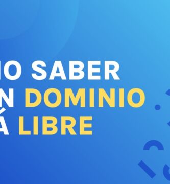 como saber si dominio esta libre