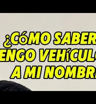 como saber si el coche esta a tu nombre