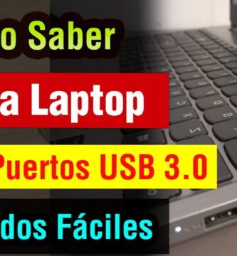 como saber si el puerto usb es 3.0