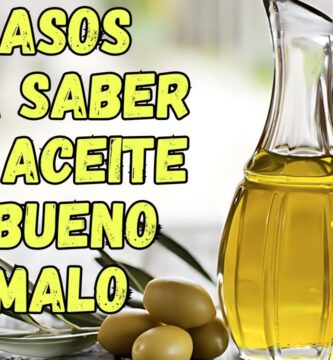 como saber si es bueno el aceite de oliva