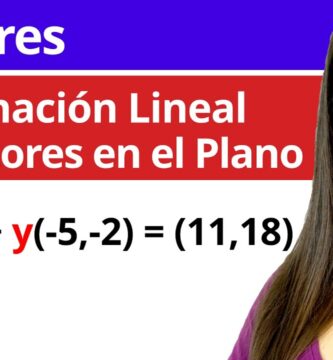 como saber si es combinacion lineal