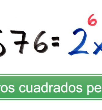 como saber si es cuadrado perfecto