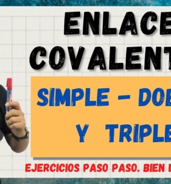 como saber si es enlace simple doble o triple