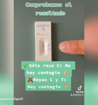 como saber si es positivo un test de covid