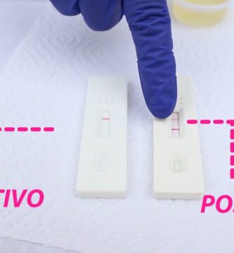 como saber si es positivo un test de embarazo