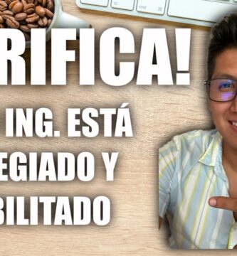 como saber si estás colegiado