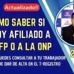 como saber si estoy afiliado onp