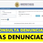 como saber si estoy denunciado peru