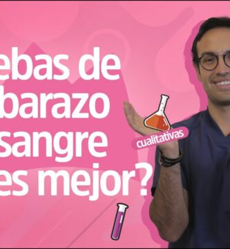 como saber si estoy embarazada en una prueba de sangre