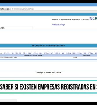 como saber si existe la empresa