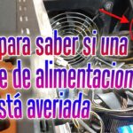 como saber si falla fuente alimentacion