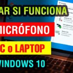 como saber si funciona tu microfono