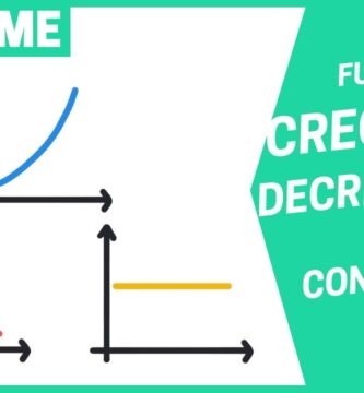 como saber si la funcion es creciente o decreciente