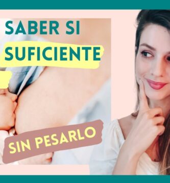 como saber si la leche materna alimenta al bebe