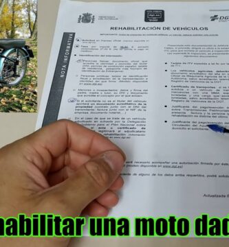 como saber si la moto esta dada de baja