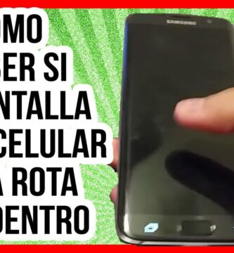 como saber si la pantalla del celular esta dañada