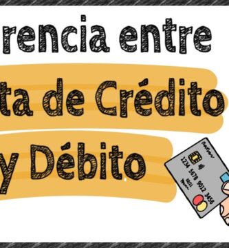 como saber si la tarjeta es de credito o debito