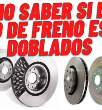 como saber si los discos de freno estan doblados