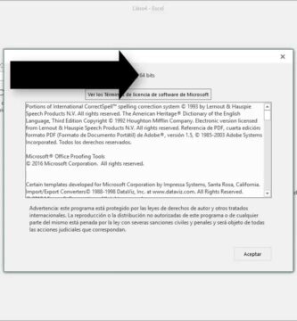 como saber si mi excel es 32 o 64 bits