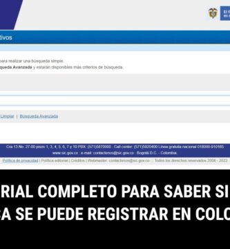 como saber si mi marca está registrada en colombia