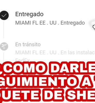 como saber si mi paquete está en aduana shein