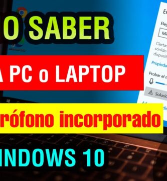 como saber si portatil tiene microfono