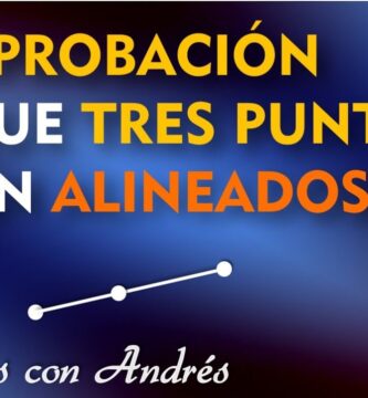 como saber si puntos estan alineados