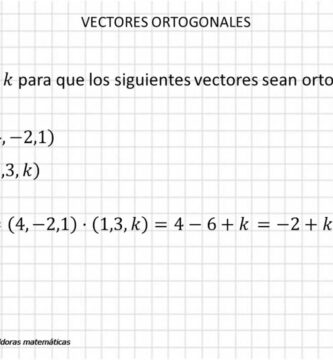 como saber si son ortogonales