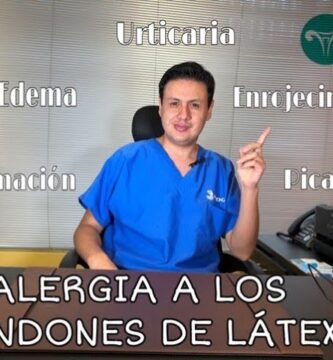 como saber si soy alérgica al condón de látex