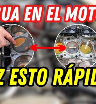 como saber si tiene agua el aceite del motor