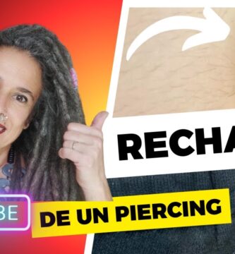 como saber si tu cuerpo está rechazando un piercing