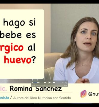 como saber si un bebe es alergico al huevo