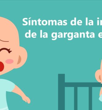 como saber si un bebe le duele la garganta