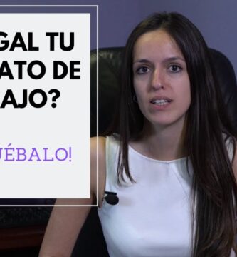como saber si un contrato de trabajo es legal