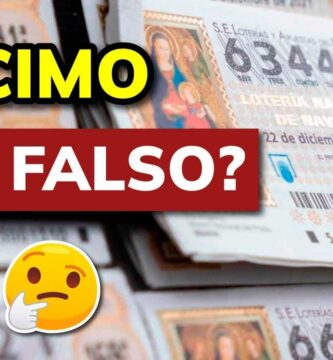 como saber si un décimo de lotería es falso