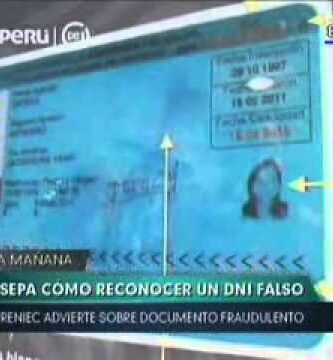 como saber si un dni es valido
