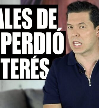 como saber si un hombre pierde interes en ti