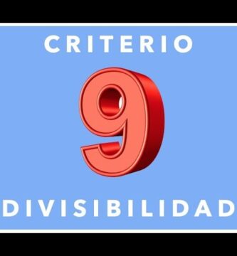 como saber si un numero es divisible entre 9