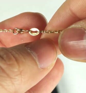 como saber si una cadena es de oro 18k