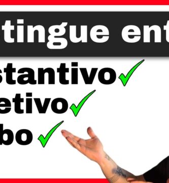 como saber si una palabra es sustantivo adjetivo o verbo