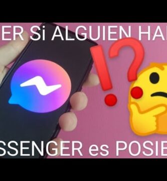 como saber si una persona esta en facebook o messenger