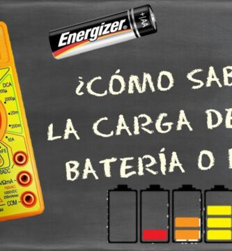 como saber si una pila tiene carga con un multímetro