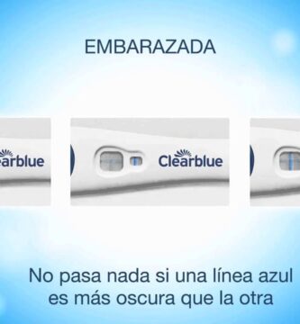 como saber si una prueba de embarazo es positiva clearblue