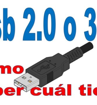 como saber si usb es 2.0 o 3.0