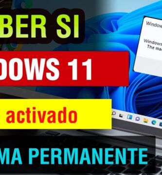 como saber si windows 11 esta activado